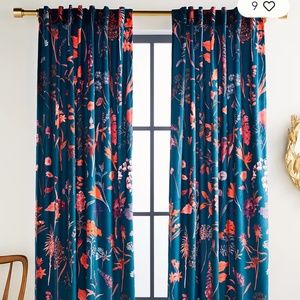 SOLD OUT! No longer available. 
One Panel - Anthropologie Layne Velvet - NEW
